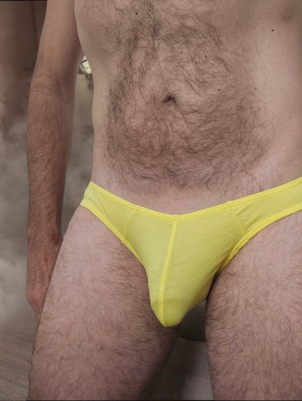 Men's Yellow Bikini Briefs - Comfortable Support
